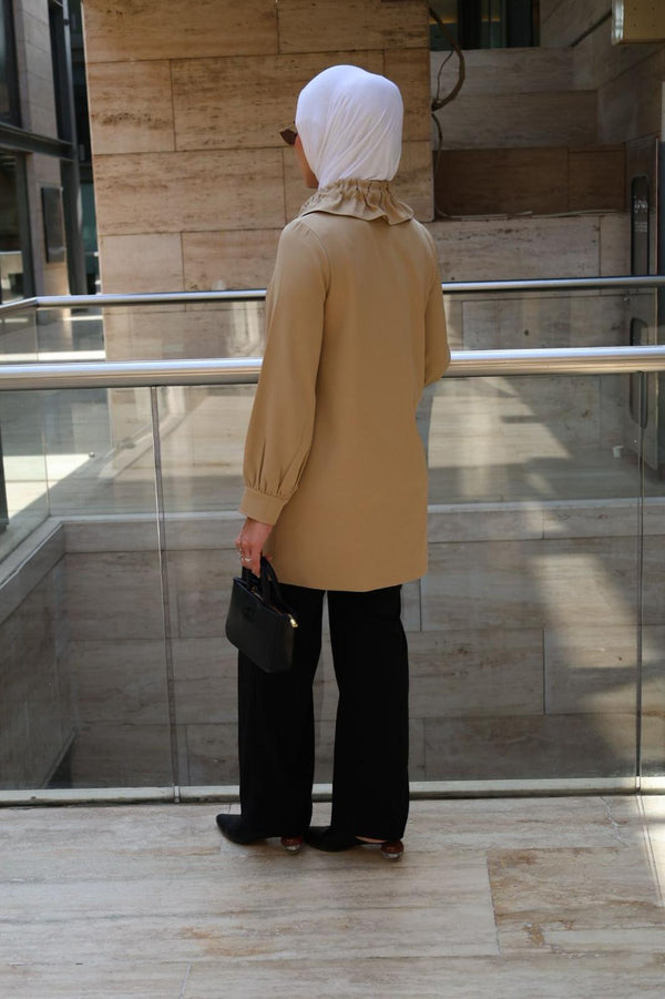 Beige Jacket with robe