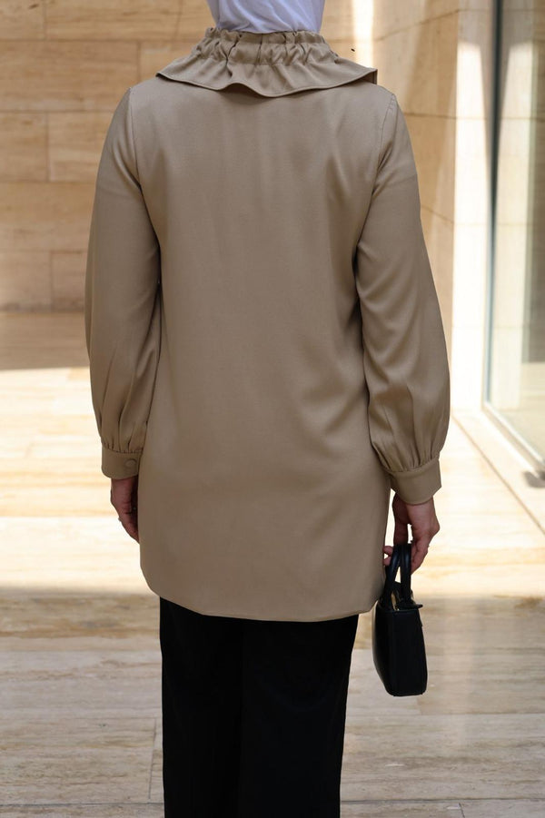 Beige Jacket with robe