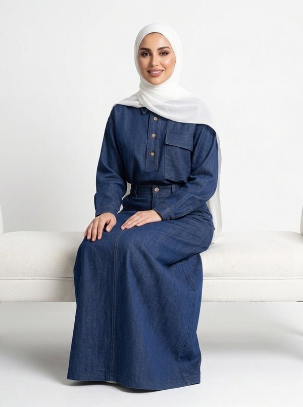 طقم جينز صيفي خفيف — Light Jeans Set