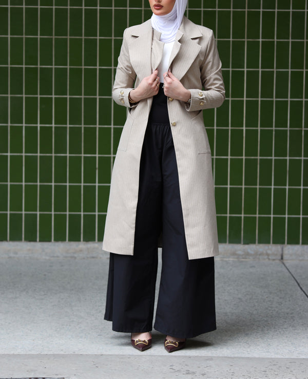 Malehat El-Del (Beige with White Lines)