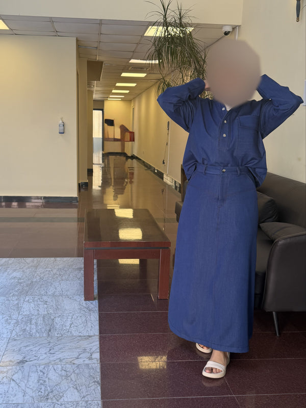 طقم جينز صيفي خفيف — Light Jeans Set