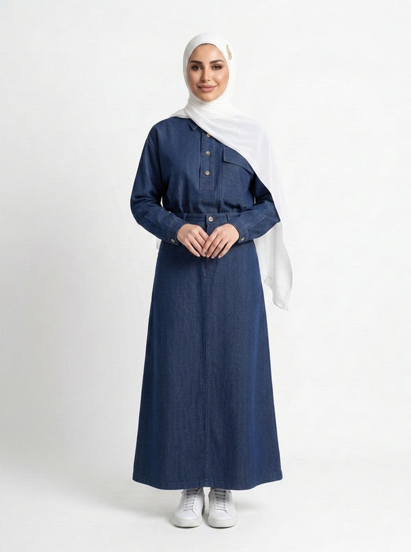 طقم جينز صيفي خفيف — Light Jeans Set